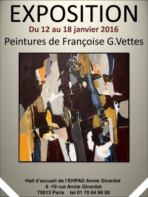 Exposition Peintures de Françoise G.Vettes